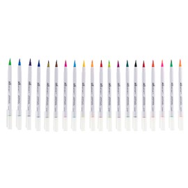 Hello, Artist! Watercolor Brush Markers Set of 20, 20-Piece Set, Multi