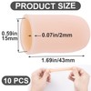 STSTR 10 PCS Soft Gel Toe Caps, Elastic Toe Protectors
