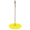 Swingan Cool Disc Swing with Adjustable Rope (Fully Assembled), Yellow