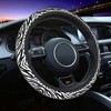 Zebra Steering Wheel Covers Non Slip Neoprene Stripe Pattern Steering