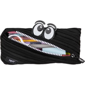 Zipit ZIPIT Pencil Case, Cartoon Monster Black ZIPIT-ZP-CARMP-1, blue, Zipit Zip Pencil Case Cartoon Monster Black ZIPIT-ZP-CARMP-1