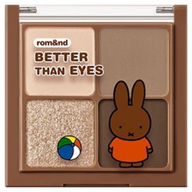 Romand Miffy Better Than Eyes 6.5g + Mini Brush Keyring Set, M02 Dried Buckwheat Flower, 1 piece / 롬앤 미피 베러 댄 아이즈 6.5g + 미니 브러쉬 키링 세트, M02 말린 메밀꽃, 1개
