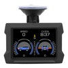 Universal Car HUD OBD2 GPS Gauge Display with Slope Meter