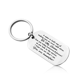 Best Friend Keyring Sister Gifts from Sister Keyring Christian Gift for Sister Friendship Keyring Keychain Religious Inspirational Gift Birthday Gifts Christmas Graduation Gifts for Bestie Women