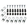 Glass Retainer Clips, Zinc