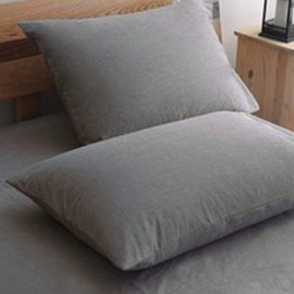 Premium King Pillow Cases - 6 Pack -Gray - Super Soft Brushed Microfiber Fabric - Shrinkage and Fade Resistant Pillow Covers King Size