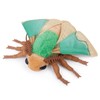 BABY FRANKIEZHOU Parasa Consocia Plush Toy,Green Moth Stuffed Animal, Green