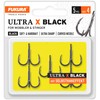 Fukura Ultra X Black Treble Hooks Size 4/5 Pieces