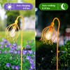 Solar Lights Outdoor Decorative Solar Wire Metal Flower Yard Stake