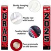 Graduation Decorations Red Black 2025/Red Black Graduation Party Decorations/Congrats Grad