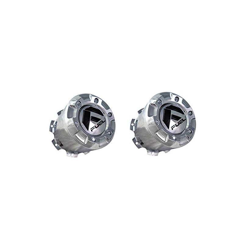 2 Pack - 1003-38 Fuel Dually Wheels Center Cap Chrome