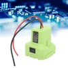 Battery Adapter Converter Dock Power Connector 14AWG with Switch for