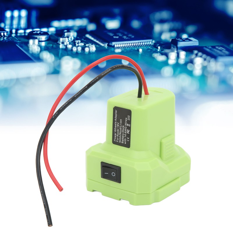 Battery Adapter Converter Dock Power Connector 14AWG with Switch for