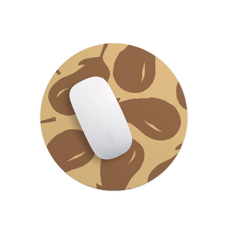 Questo Casa, Runden Digital Bedruckt Mauspad, rutschfeste Unterseite, für Büro