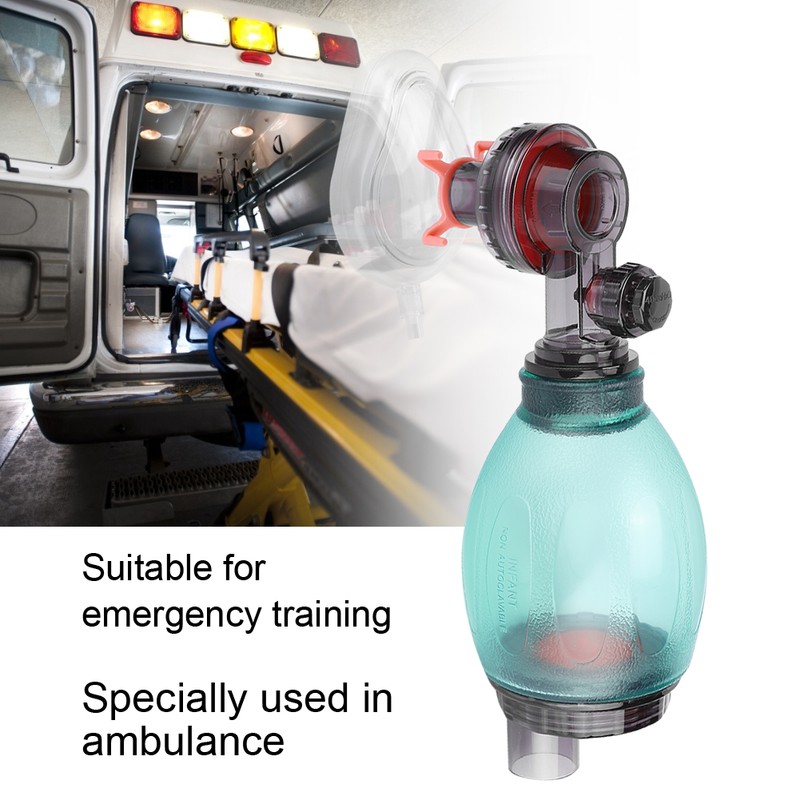 PVC Simple Style Manual Resuscitator Emergency Artificial Respiration Resuscitation ToolFor