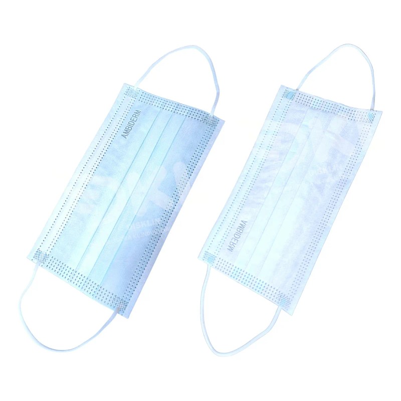 Ambiderm 200 Cubre Bocas Tricapa Plisado Termosellado