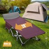 LILYPELLE Folding Camping Cot, Heavy Duty Sleeping Cots with Carry