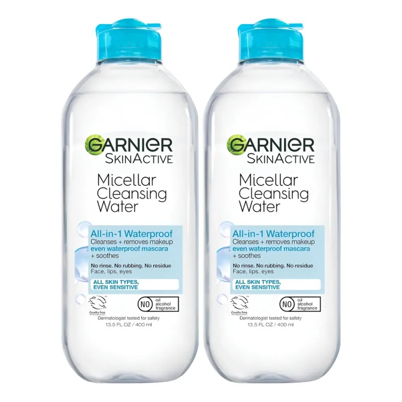 Garnier Skinactive - Agua Micelar Para Maquillaje Impermeabl