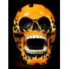 Skull Figurine – Flames Skull – Fire Decoration Skull Colourful