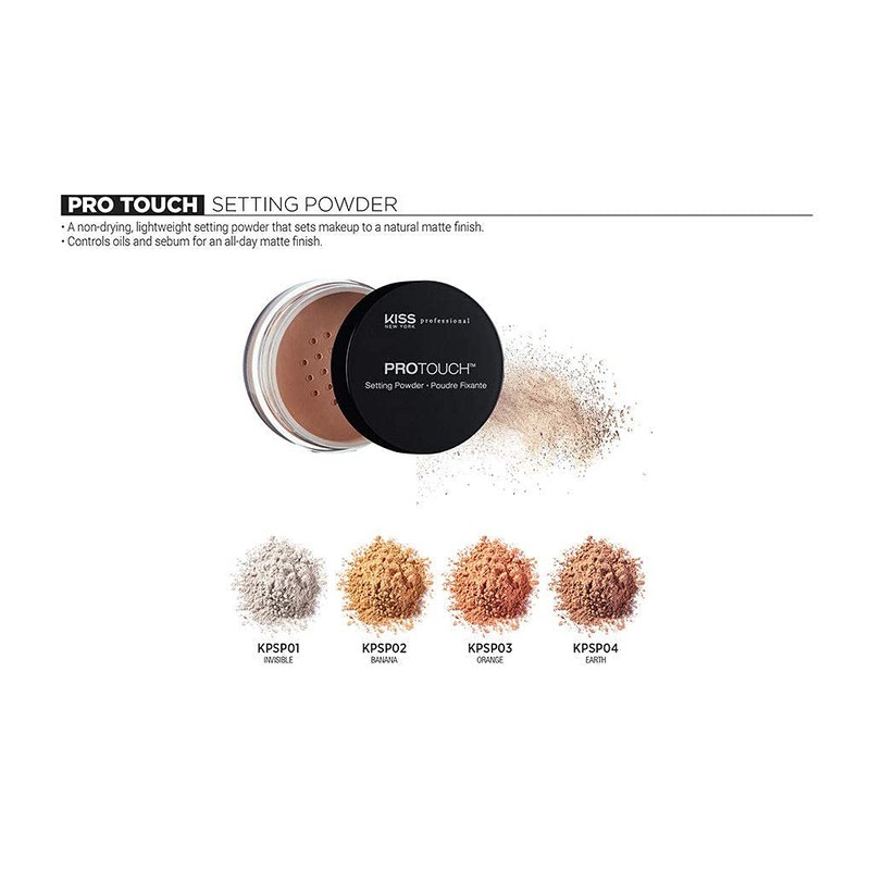 Kiss Professional PRO TOUCH Setting Powder (Invisible)