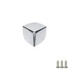 Savagrow 4Pcs Case Corner Guard Triangular Edge Metal Protector Box