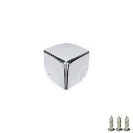 Savagrow 4Pcs Case Corner Guard Triangular Edge Metal Protector Box Corner Protector 1.97" with Mounting Screws