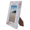 Dicksons Footprints Distressed White 9 x 7 Inch Wood Wall