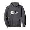 Bulldog Design Pennant Flag Pullover Hoodie