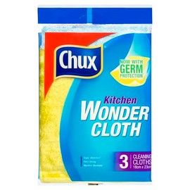 Chux Kitchen Wonder Cloth, Super Absorbent, Extra Strong, and Machine Washable, 3 Count