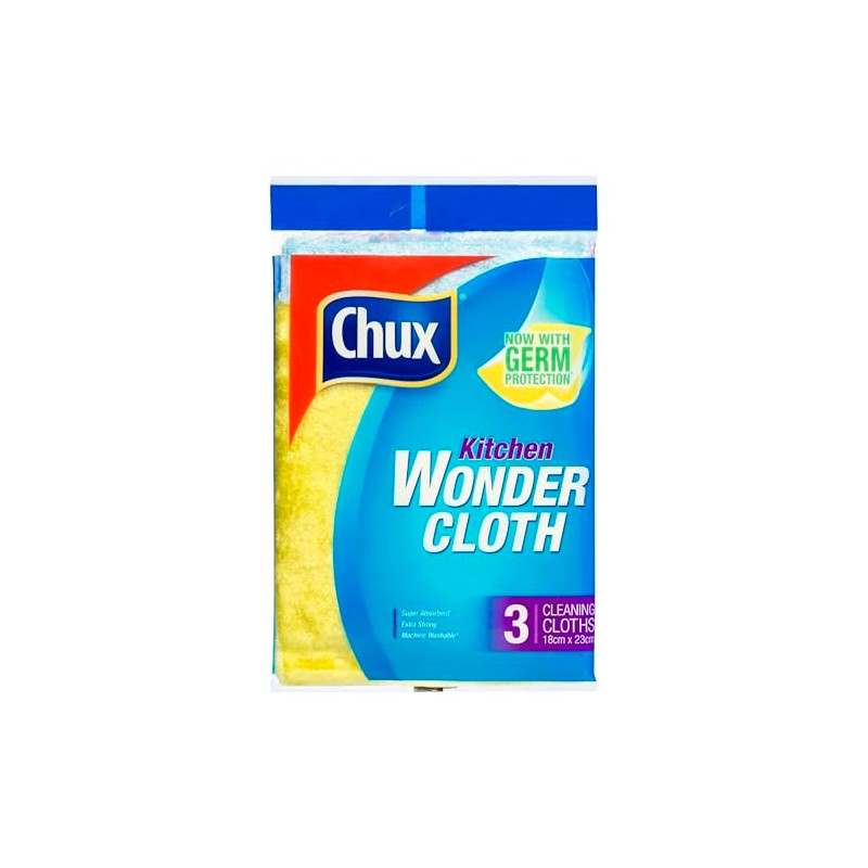 Chux Kitchen Wonder Cloth, Super Absorbent, Extra Strong, and Machine