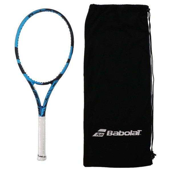 Babolat 101442J PURE DRIVE TEAM Tennis Racquet, U JAPAN No Strings, Blue, Grip Size 2