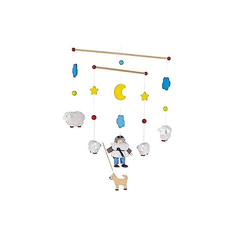'Goki 52902 Mobile Shepherd and his Flock, Set of 12,