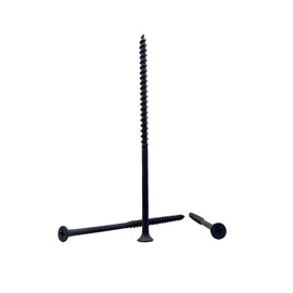 (Pack of 20) Black Phosphate Carbon Steel 4.8 x 130mm Wood Screws Phillips Pin Head Chipboard Fasteners (20, 4.8 x 130mm)