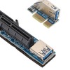 PCIE Extension Cable Integrated Power Supply Gold Plated Contacts Fine