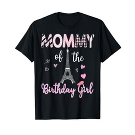 Paris Birthday Theme Party Matching Family Eiffel Tower T-Shirt