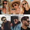 Pro Acme Double Bridge Round Polarized Sunglasses for Women Men