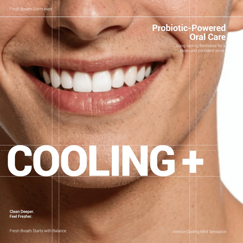 MSDRWIKEY Cooling Breath Freshening Toothpaste & Popping 7-Pro Intense Whitening