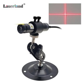 Bright Red Light Cross Module Focusable Locator Generator Placement Position Guide for Screen Printing Heat Press Wood Print Cloth Fabric Alignment 638nm 16mm