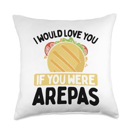 Arepa Maker Arepas Grill Colombian Snacks Arepa Flour Arepas Throw Pillow