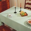 meioro Wipe Clean Tablecloth Waterproof Table Cloth, Rectangle Water Resistant