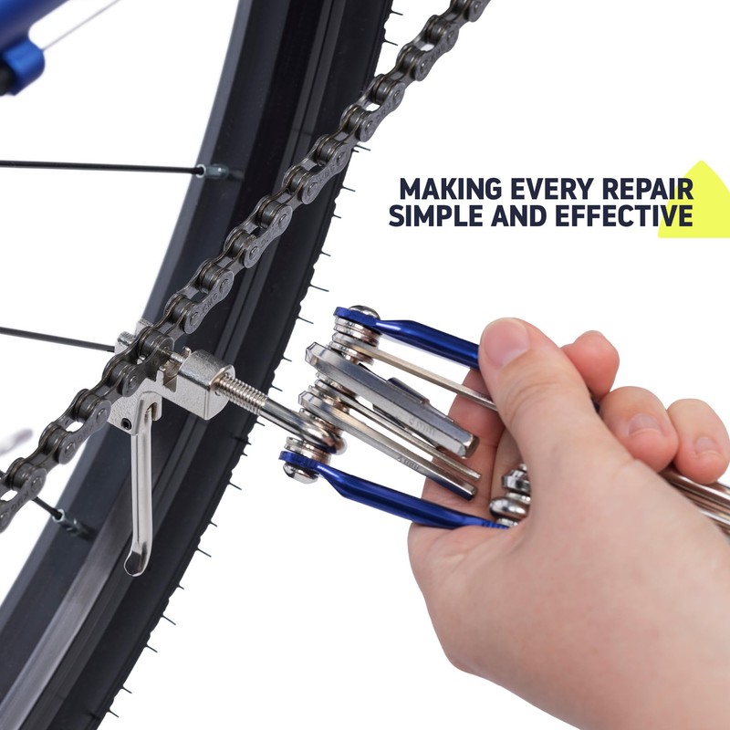 Hillington Ultimate Bike Repair Multi-Tool Kit - Compact, Durable, and