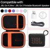 Lebakort Hard Case Compatible with JBL Go 4 Go 3