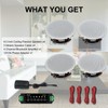 Herdio 6.5" 600 Watts Bluetooth Ceiling Speakers Wireless Home Recessed