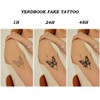 VERDBOOK Waterproof Temporary Tattoos: 2-Sheet Tattoo Kit with Realistic Body