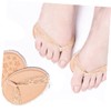 LALAFINA 1pair Invisible Sponge Foot Pads for High Heels Khaki