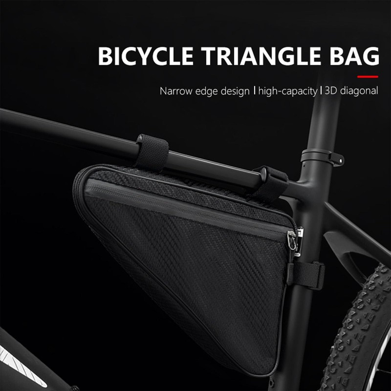YounBeauty Bike Triangle Cycling Bicycle Front Tube Frame Pouch Saddle
