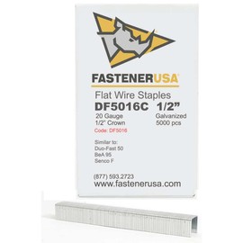 1/2" Leg x 1/2" Crown 20GA GALV 5016C Staples 5,000ct | DF5016
