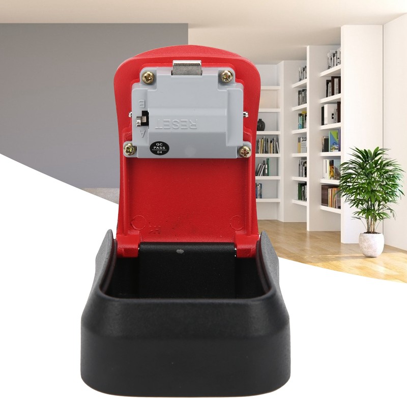 Key Lock Box 4Digit Combination Password WallMounted Outdoor Storage for