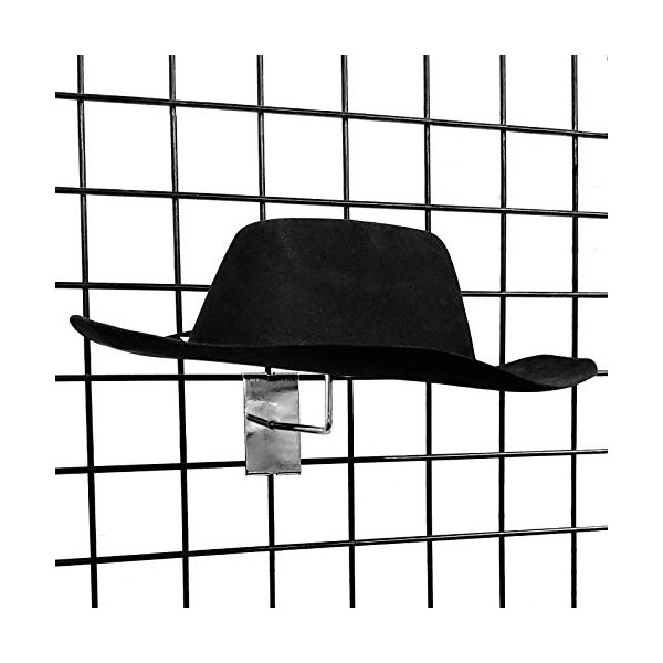 Gridwall Single Hat Display, Grid Panel Millinery Headwear Display Rack,