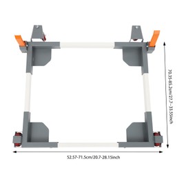 Mobile Base, Heavy Duty Universal Rolling Mobile Base Stand, 1500LBS Load Capacity, 28.15" x33.5" Max Adjustment Size, Multi-Functional Base Furniture Dolly w/Wheels, for Furniture, Appliances